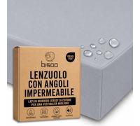 Bisoo Lenzuolo Magico 90x190 Grigio Lenzuolo con Angoli per Montessori