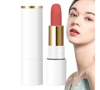Bisous Rossetto Opaco Trasparente, Balsamo Labbra Idratante Velluto in 5 Colori, Tazza Antiaderente, Plumper Labbra Professionale, Smalto Labbra Impermeabile Lunga Durata per Donne (3,8g/Pezzo)