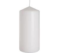 Bispol Candela a Colonna, Bianco, Ø 7 x 15 cm, Altezza ca. Durata: 66 Ore.