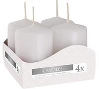 CANDELE CILINDRICHE BIANCHE 6 CM - 4 Pz