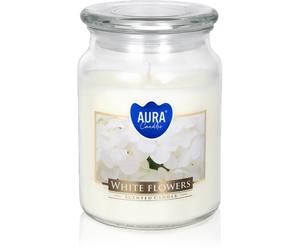 BISPOL Premium Line White Flowers candela profumata 500 g