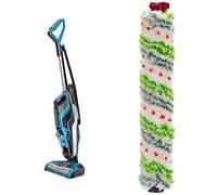 BISSEL CrossWave Cordless - 3-in-1 - Dispositivo Multisuperficie - Aspira, Lava & Asciuga + Spazzola Rotante Antigrovigli Multisuperficie - Ridurre al Minimo i Fastidiosi Peli Degli Animali Domestici