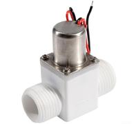 Bistable Solenoid Valve G1/2 Plastic Water Switch(211B Glue) | Bistable design, no continuous power, energy efficient, open/close stable state, low consumption