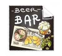 Bistecca bar Francia toast bicchieri da birra, panno di pulizia Gift Phone Screen Cleaner 5PCS