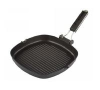 ILSA Bistecchiera Lightgrill in alluminio pressofuso antiaderente cm 26x26 - nero metallo 05340260ABD