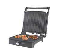 Bistecchiera a piastra Multifunzione 1800 W griglia antiaderente apertura 180°