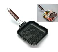 Bistecchiera Antiaderente Delizia Manico Pieghevole 20x20 30 H&H