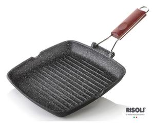 BISTECCHIERA ANTIADERENTE GRANITO QUADRA CM. 26X26 RISOLI'