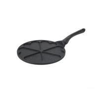 Bistecchiera da 27 cm in alluminio con scanalature per bistecca e verdure, antiaderente, nera, per piano cottura a induzione a gas (D)