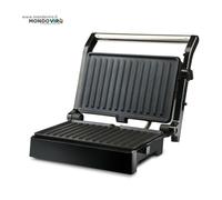 Bistecchiera elettrica antiaderente piastra per panini griglia tostiera x toast