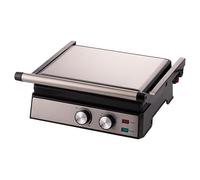 Bistecchiera elettrica doppia griglia 2000W, apertura a 180°, Kooper