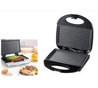 BISTECCHIERA ELETTRICA PIASTRA GRIGLIA GRILL ANTIADERENTE 750W TOAST PANINI