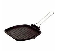 Ilsa Bistecchiera Mono Dietella Ghisa, Nero, Cm 20x20