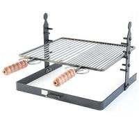 BISTECCHIERA GRATICOLA CON BASE APPOGGIO E ALTEZZA REGOLABILE CM 40x37