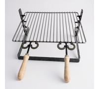 BISTECCHIERA GRATICOLA CON BASE APPOGGIO E ALTEZZA REGOLABILE CM 50x36