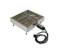 Bistecchiera Griglia Elettrica in Acciaio Inox 2000W con Vassoio Made in Italy