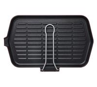 ILSA Bistecchiera Dietella Induction per induzione rettangolare in ghisa cm 23x36 - nero ghisa 0205I230GBS