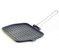 ILSA BISTECCHIERA DIETELLA 21x30 GHISA SMALTATA SUPERFICIE RIGATA PER INDUZIONE