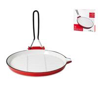 Bistecchiera In Ghisa Smalto Tonda Cm25 Home
