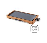 Livoo - Piastra in bambù rivestimento in ceramica DOC322-2200 W, 50 x 24,5 cm, senza PFOA: PFOS