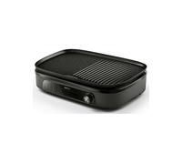 BISTECCHIERA PHILIPS Serie 3000 HD6210/90, Potenza 2400 W, altezza regolabile, Contenitore olio antiaderente, Piastre asportabili, Compatibile per lavastoviglie, Nero