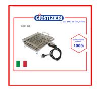 Bistecchiera griglia elettrica in acciaio inox 2000 Watt Made in Italy La Stella