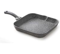 Bistecchiera quadrata con 1 Becco | Antiaderente ed Antigraffio | 28cm