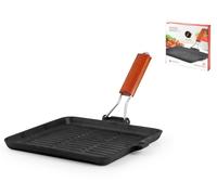 Bistecchiera quadrata in ghisa 28x28 cm