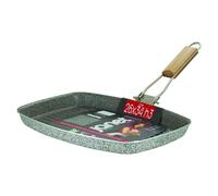 BISTECCHIERA RETTANGOLARE 26X34XH3CM CON RIVESTIMENTO ANTIADERENTE ANTIGRAFFIO 0