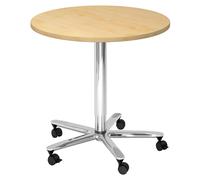 BISTRO 80R C - Sistema tavolo da conferenza Acero cromo 80