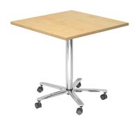 BISTRO 88Q C - Sistema tavolo da conferenza Acero 80x80 cromo