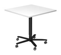 BISTRO 88Q D - Sistema tavolo da conferenza Bianco 80x80 nero