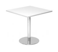 BISTRO F88Q C - Sistema tavolo da conferenza Bianco 80x80 cromo