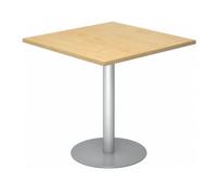 BISTRO F88Q S - Sistema tavolo da conferenza 80x80 argento Acero