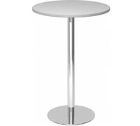 BISTRO H80R C - Sistema tavolo da conferenza Ø 80 cromo Grigio