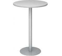 BISTRO H80R S - Sistema tavolo da conferenza Ø 80 argento Grigio