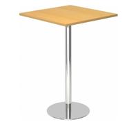 BISTRO H88Q C - Sistema tavolo da conferenza 80x80 cromo Faggio