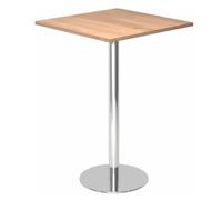 BISTRO H88Q C - Sistema tavolo da conferenza 80x80 cromo Noce