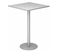 BISTRO H88Q S - Sistema tavolo da conferenza 80x80 argento Grigio