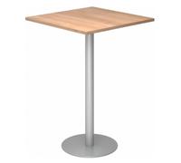 BISTRO H88Q S - Sistema tavolo da conferenza 80x80 argento Noce