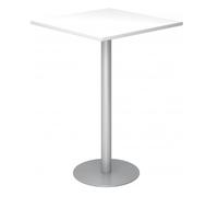 BISTRO H88Q S - Sistema tavolo da conferenza Bianco 80x80 argento