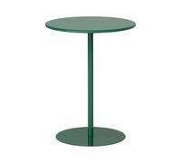 Bistro Pub Table Round Bar Height Cocktail Table Metal, Coffee Drink Counter Table Sofa Side Table Living Room End Tables, Tall Top Table for Kitchen Dining Room(40x40x72cm)