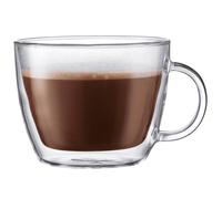 Bistro: set 2 tazze caffè latte, doppia parete, con manico, 0.45 l