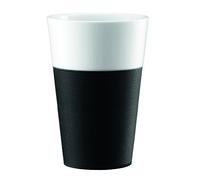 Bistro: set 2 tazze in porcellana, con banda in silicone, 0.6 l