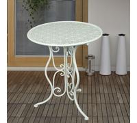 Bistrot Casa di Campagna Balcone Tavolo Tondo 60cm Shabby Look Giardino Terrazza