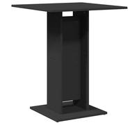 Bistrotisch Schwarz 60×60×75 cm Spanplatte