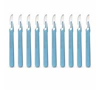 Bisturi Monouso Sterile, Coltello Multi Funzione per Scrapbooking Artigianato, Strumenti di Intaglio, Chirurgico. (10 Pezzi)