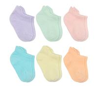 bistyle Calzini in cotone, 6 paia di calzini per neonati da 0 a 6 mesi a 3 anni, senza cuciture, calzini per ragazzi e ragazze (as3, age, 6 mesi, 12 mesi, pastello)