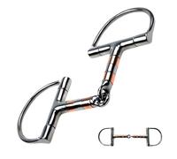 Bit di bocca in rame equestre-Bit d-an-ring durevole | Tack addestramento acciaio inossidabile per , bit equitazione giunti saltare il lavoro da corsa , attrezzatura a cavallo delicata