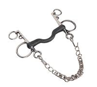 Bit di Cavallo, Pezzi di Cavallo in Acciaio Inossidabile Foce Bit a Masticare Pezzi Bavaglio Bavaglio per per Accessori (127 mm)